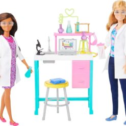Barbie Careers Science Lab Playset with 2 Scientist Dolls & Bench - STEM Toy Item