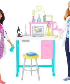 Barbie Careers Science Lab Playset with 2 Scientist Dolls & Bench - STEM Toy Item