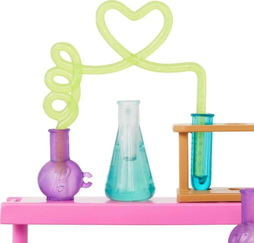 Barbie Careers Science Lab Playset with 2 Scientist Dolls & Bench - STEM Toy Item - Image 4