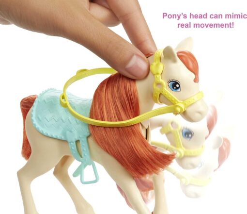 Barbie & Chelsea Horseback Riding Playset - 2 Dolls, 2 Bobbling Horses & 15+ Accessories - Ages 3+ - Image 4
