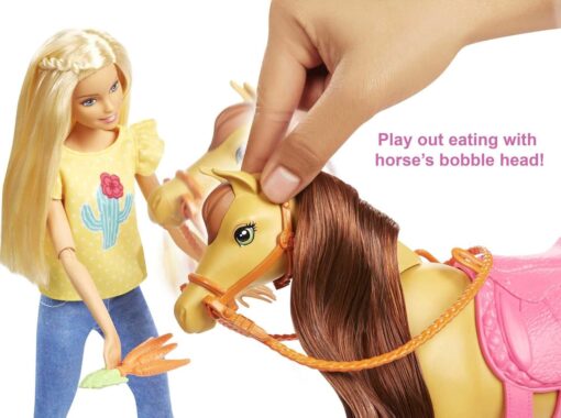 Barbie & Chelsea Horseback Riding Playset - 2 Dolls, 2 Bobbling Horses & 15+ Accessories - Ages 3+ - Image 3