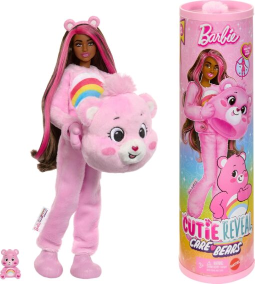 Barbie Cutie Reveal Doll with Plush Costume & 10 Surprises