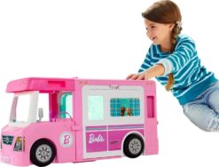 Barbie DreamCamper 3-in-1 Playset with Pool - Transforming Campervan for Dolls