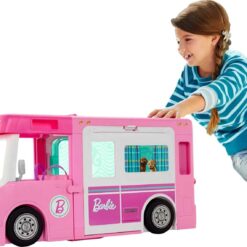 Barbie DreamCamper 3-in-1 Playset with Pool - Transforming Campervan for Dolls