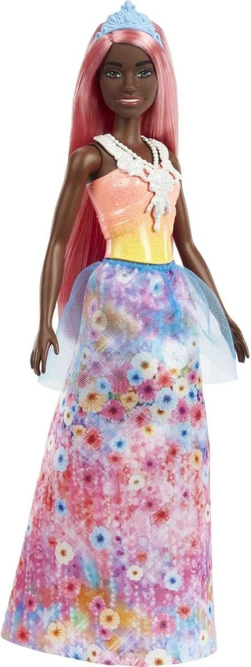 Barbie Dreamtopia Royal Fashion Doll - Light Pink Hair - Sparkle Lights & Accessories