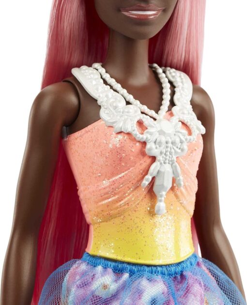 Barbie Dreamtopia Royal Fashion Doll - Light Pink Hair - Sparkle Lights & Accessories - Image 5