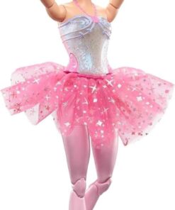 Barbie Dreamtopia Twinkle Lights Ballerina Doll - Blonde, Pink Tutu, 5 Light-Up Shows - Posable