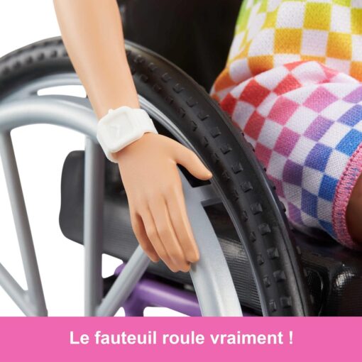 Barbie Fashionistas Doll #194 - Wheelchair Included - Diverse & Inclusive Toy - Image 3