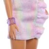 Barbie Fashionistas Doll #215 Black Hair Pink Star Top - Trendy & Stylish