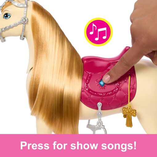 Barbie Horse & Doll Set - Interactive Toy with Sounds, Music & Accessories - Item for Kids - Image 5