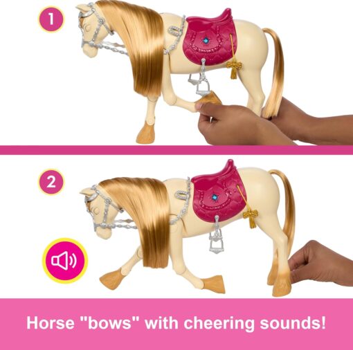 Barbie Horse & Doll Set - Interactive Toy with Sounds, Music & Accessories - Item for Kids - Image 3