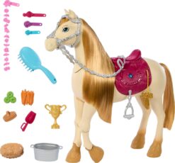 Barbie Horse & Doll Set - Interactive Toy with Sounds, Music & Accessories - Item for Kids