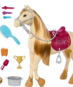 Barbie Horse & Doll Set - Interactive Toy with Sounds, Music & Accessories - Item for Kids