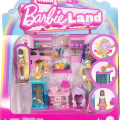 Barbie Mini BarbieLand Pet Boutique Playset - 1.5" Doll, Pet House & Accessories
