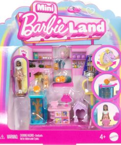 Barbie Mini BarbieLand Pet Boutique Playset - 1.5" Doll, Pet House & Accessories