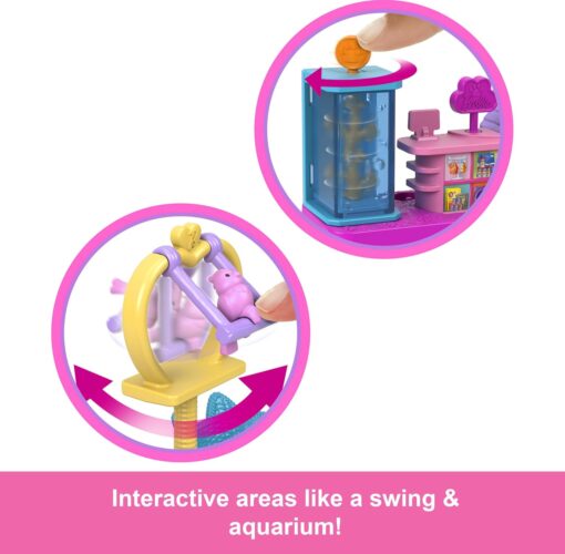Barbie Mini BarbieLand Pet Boutique Playset - 1.5" Doll, Pet House & Accessories - Image 3