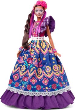 Barbie Signature Dia De Muertos 2022 Doll - Collectible, Traditional Dress & Flower Crown