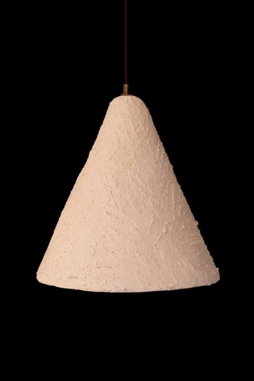 Big Wabi Sabi Ceramic Pendant Light - Japandi Gothic Ceiling Lamp - Handmade Home Decor Item