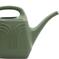 Bloem Living Green 2-Gallon Watering Can - Durable Resin, Dual Handles, Removable Nozzle - Indoor/Outdoor Gardening
