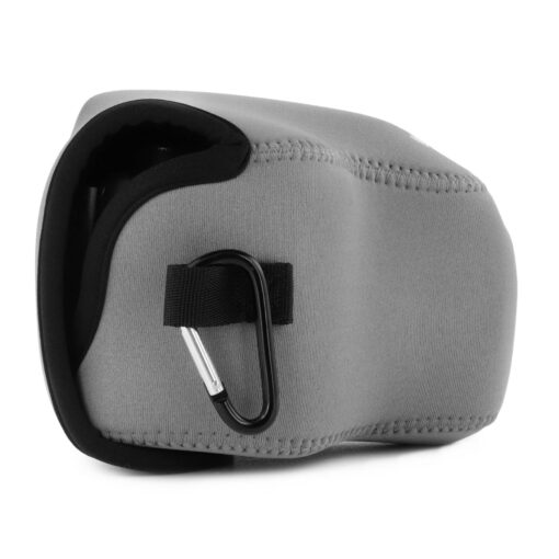 Canon PowerShot SX70 HS Camera Case - Neoprene, Lightweight, Black/Gray - Image 4