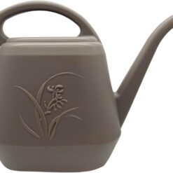 Coffee Brown Watering Can - 1/2 Gallon - Indoor Outdoor Plant Watering - Rustproof Durable
