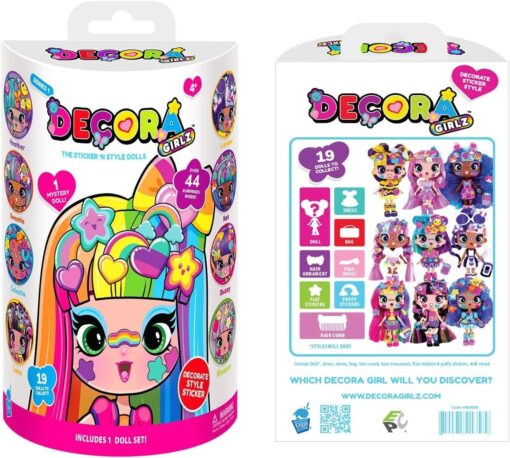 Decora Girlz 5" Collectible Doll with 8 Surprises - Fun Fashion Toy for Girls - Image 5