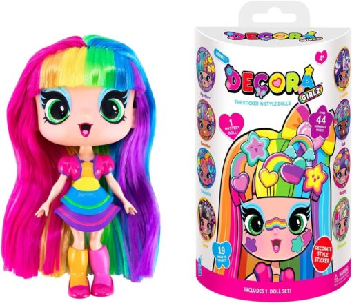 Decora Girlz 5" Collectible Doll with 8 Surprises - Fun Fashion Toy for Girls