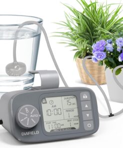 DIAFIELD Automatic Plant Watering System - 15 Potted Plants, 30-Day Timer - Indoor Drip Irrigation Kit