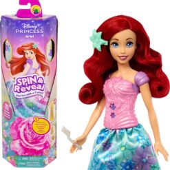 Disney Princess Ariel Spin & Twirl Fashion Doll Set by Mattel - NEW