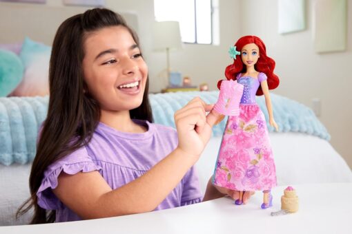 Disney Princess Ariel Spin & Twirl Fashion Doll Set by Mattel - NEW - Image 2