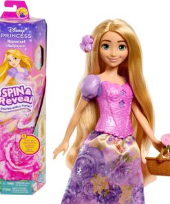 Disney Princess Rapunzel Spin & Twirl Fashion Doll Set by Mattel - NEW