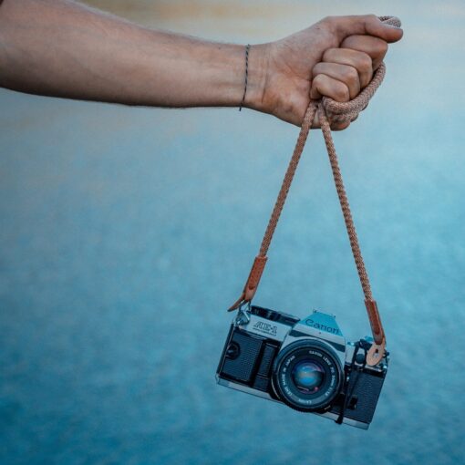 DSLR Camera Neck Strap Wrist Strap - Secure Leather Camera Strap for Men Women - Black Brown Green - S M L - Image 6