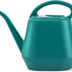 Fasmov 1-Gallon Green Plastic Watering Can - Durable Garden Water Can for Indoor & Outdoor Plants
