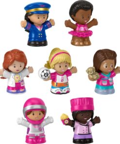 Fisher-Price Little People Barbie You Can Be Anything Figure Pack - 7 Characters - Amazon Exclusive - Ages 1.5+