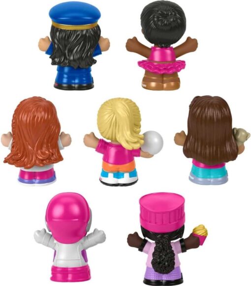 Fisher-Price Little People Barbie You Can Be Anything Figure Pack - 7 Characters - Amazon Exclusive - Ages 1.5+ - Image 5