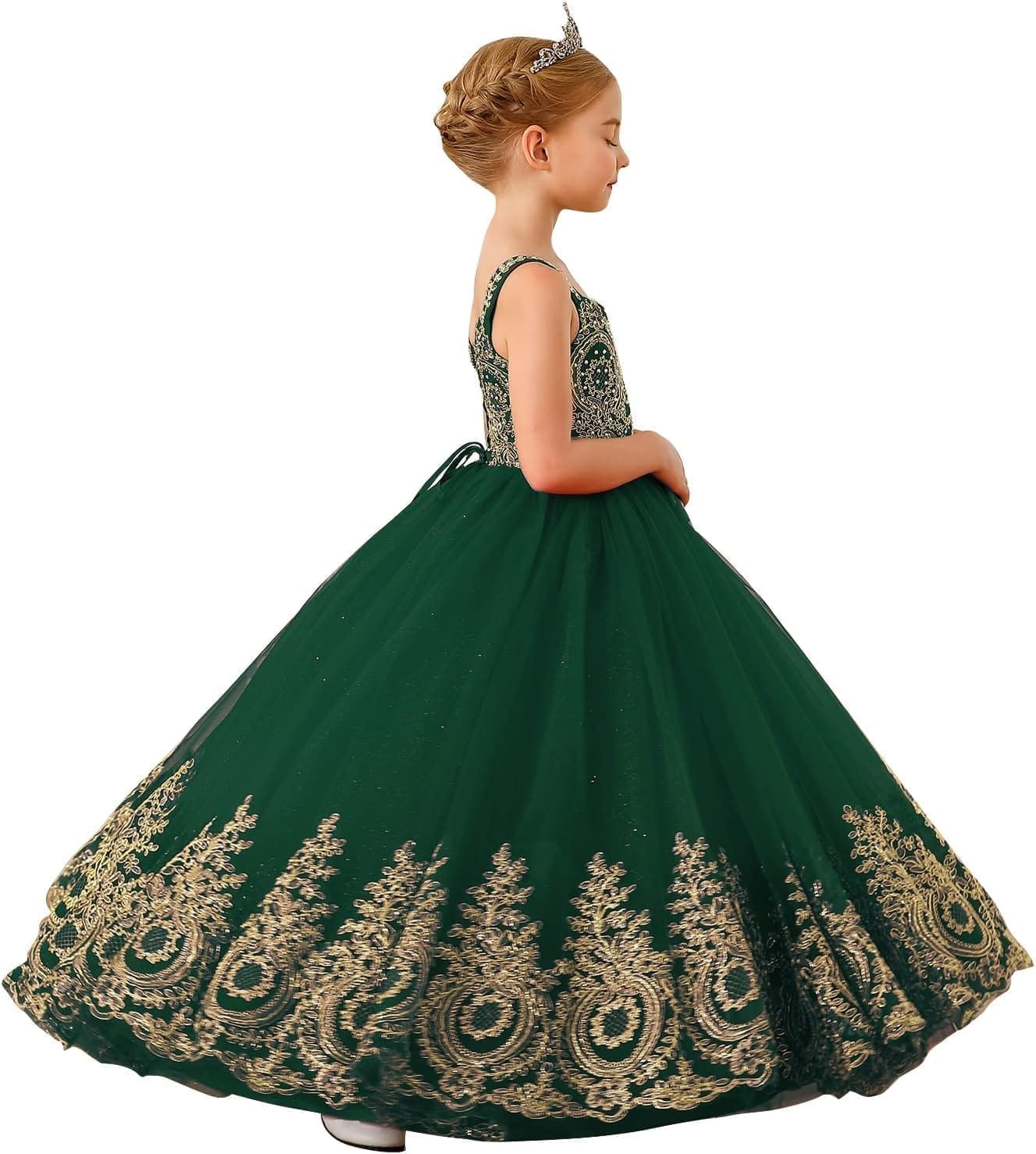 Flower Girl Dress Princess Pageant Gown Kids Party Prom Ball Formal Dresses ABAO SISTER - Image 3