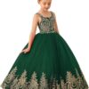 Flower Girl Dress Princess Pageant Gown Kids Party Prom Ball Formal Dresses ABAO SISTER