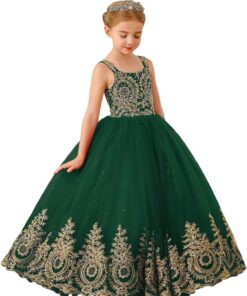 Flower Girl Dress Princess Pageant Gown Kids Party Prom Ball Formal Dresses ABAO SISTER