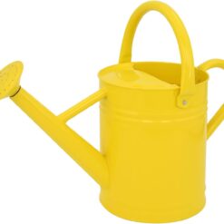 Galvanized Steel Watering Can 1 Gallon - Outdoor Metal Watering Can with Removable Spout - Perfect Home & Garden