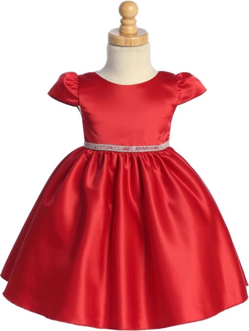 Girls Christmas Dress Made in USA - Holiday Party Red Dresses Ni?as - Rojo Vestidos Navide?os - Image 2