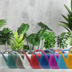 Green Plastic Watering Can - 1/2 Gallon - Small Garden Waterer