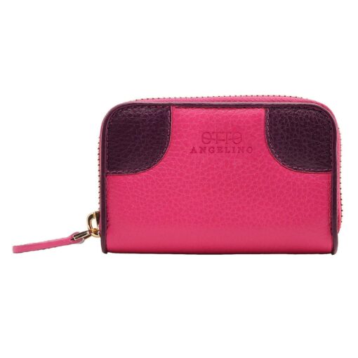 Handcrafted Top Grain Leather RFID Wallet - Women's Zipper Clutch Checkbook Organizer - Image 4