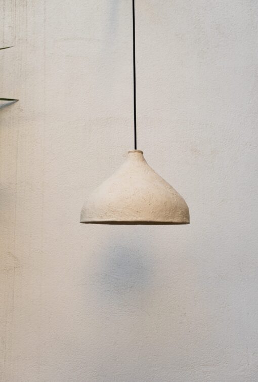 Handmade Ceramic Dome Pendant Light - Wabi Sabi Kitchen Island Chandelier - Custom Design - Home Item - Image 4