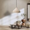 Handmade Ceramic Dome Pendant Light - Wabi Sabi Kitchen Island Chandelier - Custom Design - Home Item