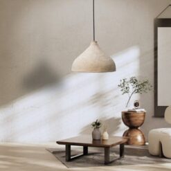Handmade Ceramic Dome Pendant Light - Wabi Sabi Kitchen Island Chandelier - Custom Design - Home Item