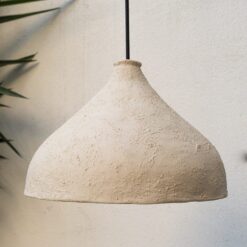 Handmade Ceramic Dome Pendant Light - Wabi Sabi Kitchen Island Chandelier - Custom Design - Home Item