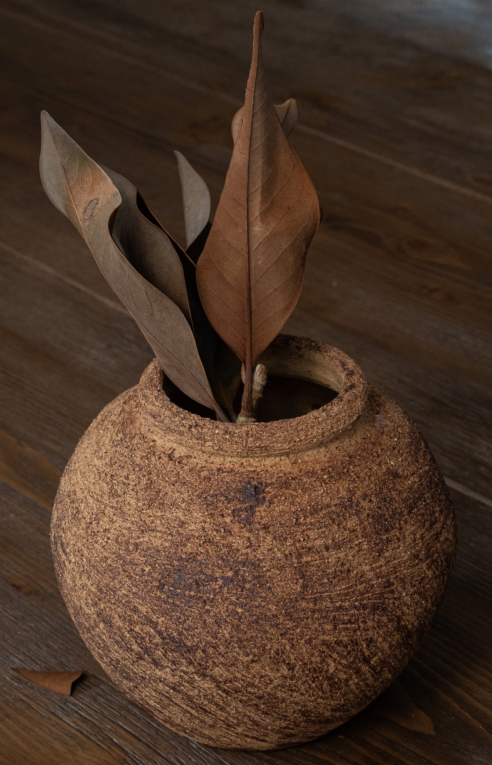 Handmade Ceramic Vase - Large Beige & Black Textured Decor - Unique New Home/Hostess Item - Image 3