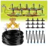HIRALIY 50ft Drip Irrigation Kit - Automatic Plant Watering System for Garden, Greenhouse, Lawn & Patio