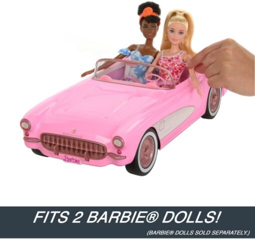 Hot Wheels Barbie RC Corvette Movie Car - Full Function Remote Control - Holds 2 Dolls - Image 5