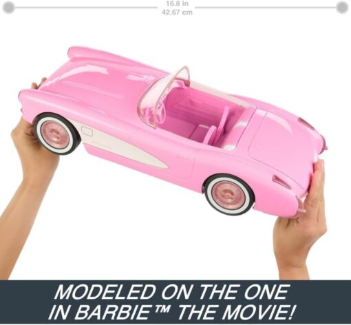 Hot Wheels Barbie RC Corvette Movie Car - Full Function Remote Control - Holds 2 Dolls - Image 3